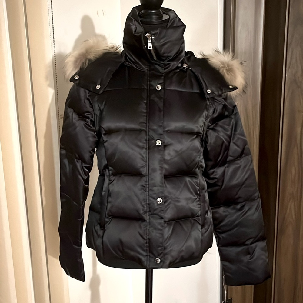New Marc New York Andrew Marc Black Puffer Jacket size SM